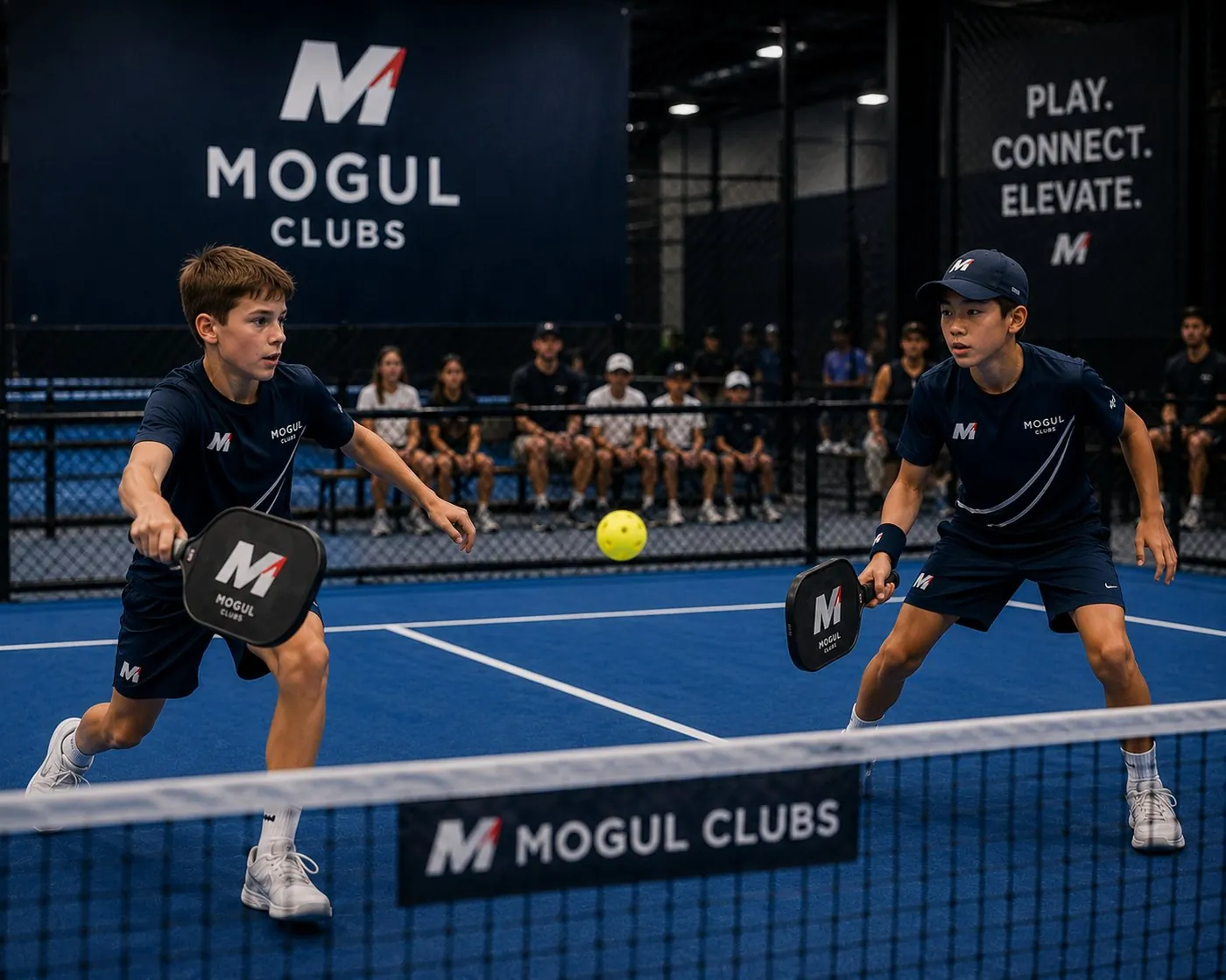 Youth members competing